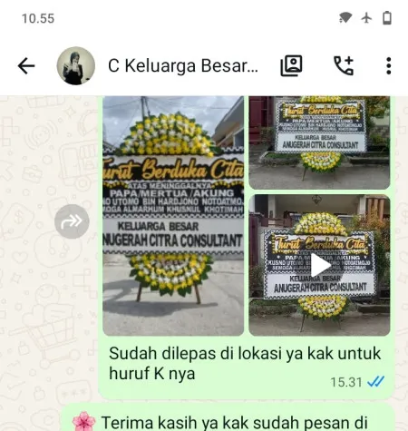 Pengiriman Papan Bunga Duka Pakuncen Bojonegara