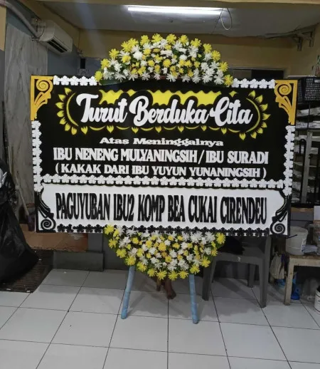 Papan Bunga Duka Pakuncen Bojonegara